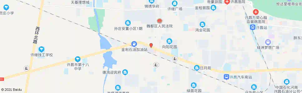 许昌新兴路延安路口_公交站地图_许昌公交_妙搜公交查询2025