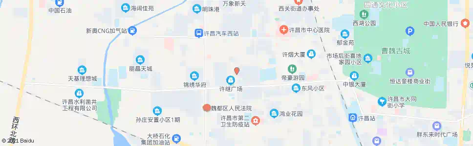 许昌向阳路帝豪路口_公交站地图_许昌公交_妙搜公交查询2025