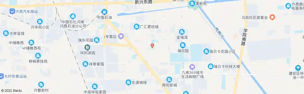 许昌百货楼(颍昌路)_公交站地图_许昌公交_妙搜公交查询2025