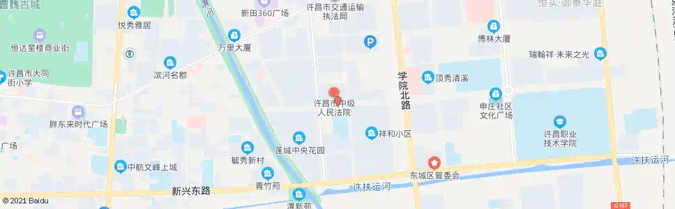 许昌中级法院_公交站地图_许昌公交_妙搜公交查询2025