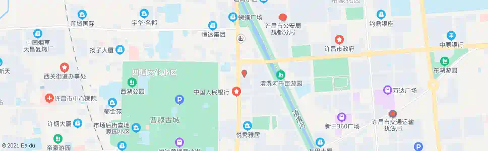 许昌新天地丽景花园_公交站地图_许昌公交_妙搜公交查询2025