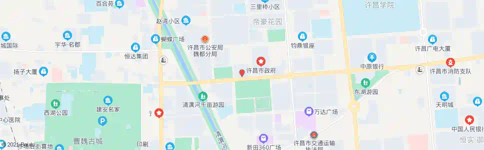 许昌市人大政协行政大厅_公交站地图_许昌公交_妙搜公交查询2025