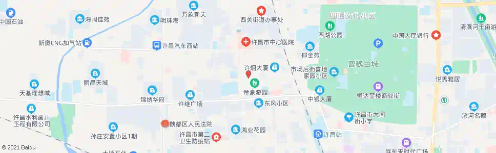 许昌烟厂南门帝豪广场_公交站地图_许昌公交_妙搜公交查询2025
