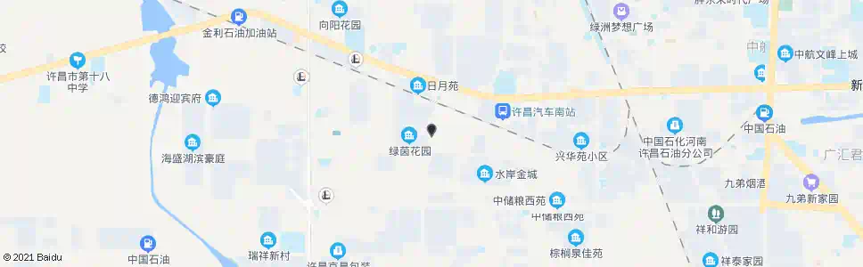 许昌绿茵花园_公交站地图_许昌公交_妙搜公交查询2025