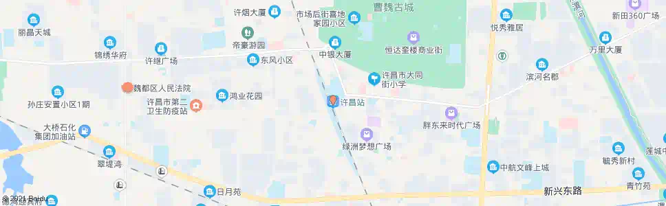 许昌火车站_公交站地图_许昌公交_妙搜公交查询2025