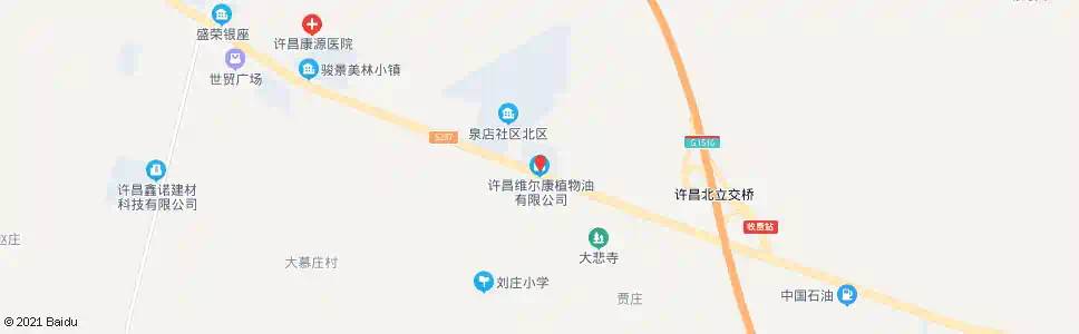 许昌市植物油厂_公交站地图_许昌公交_妙搜公交查询2025
