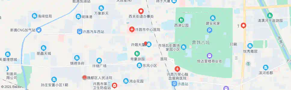 许昌帝豪路解放路口_公交站地图_许昌公交_妙搜公交查询2025