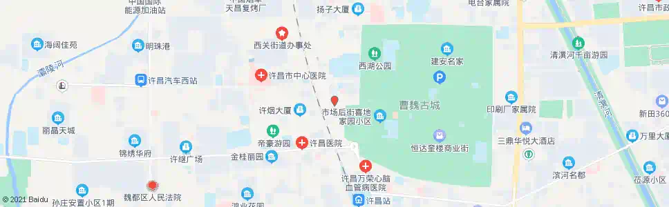 许昌湖滨路口按摩医院_公交站地图_许昌公交_妙搜公交查询2025