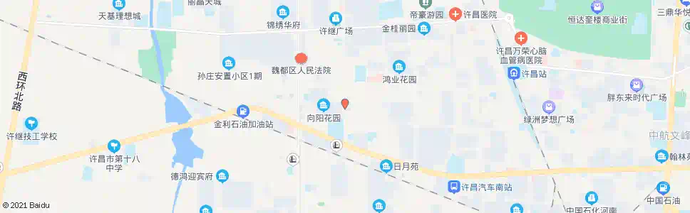 许昌向阳路南口_公交站地图_许昌公交_妙搜公交查询2025