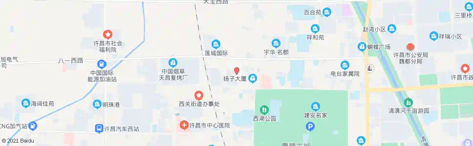 许昌老年公寓_公交站地图_许昌公交_妙搜公交查询2025