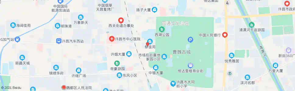 许昌按摩医院烧伤医院_公交站地图_许昌公交_妙搜公交查询2025