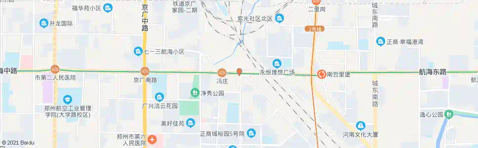 郑州航海路通站路_公交站地图_郑州公交_妙搜公交查询2025