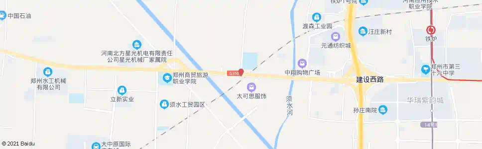 郑州建设西路小李庄_公交站地图_郑州公交_妙搜公交查询2025