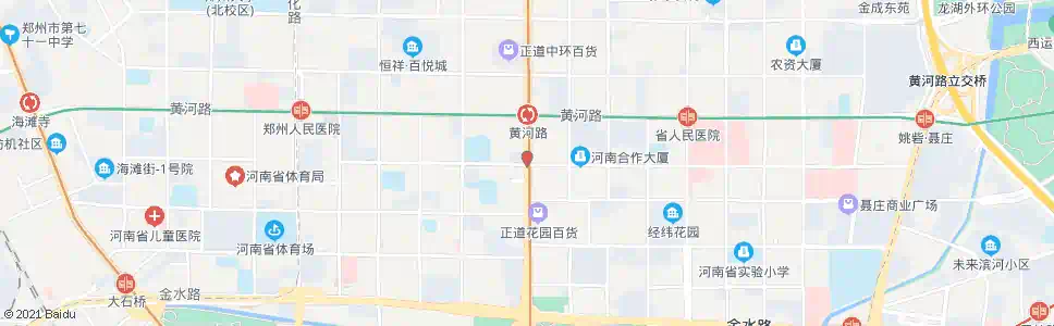 郑州纬五路花园路_公交站地图_郑州公交_妙搜公交查询2025