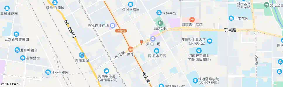 郑州东风路丰乐路站_公交站地图_郑州公交_妙搜公交查询2025