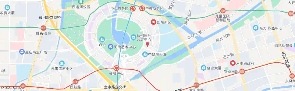 郑州商务内环路商务东三街站_公交站地图_郑州公交_妙搜公交查询2025