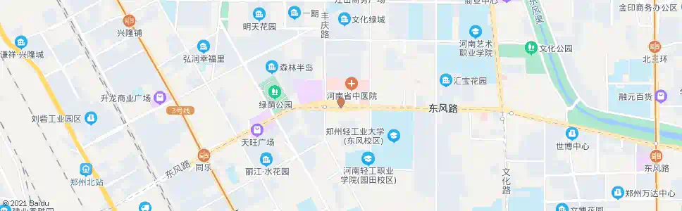 郑州东风路丰庆路站_公交站地图_郑州公交_妙搜公交查询2025
