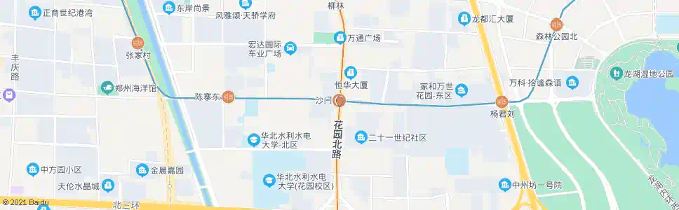 郑州国基路花园路_公交站地图_郑州公交_妙搜公交查询2025