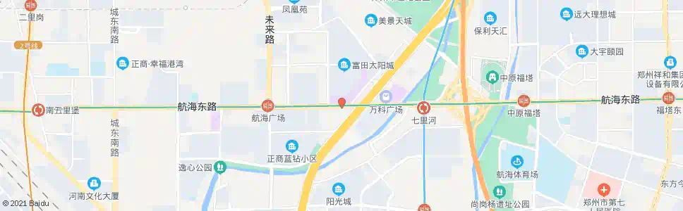 郑州中州大道航海路_公交站地图_郑州公交_妙搜公交查询2025