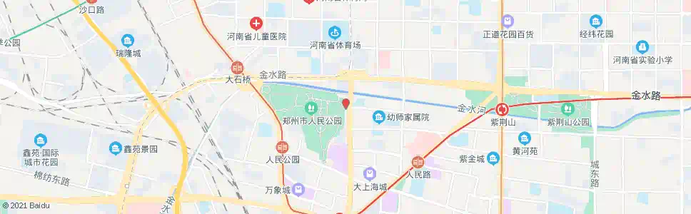郑州公园东门_公交站地图_郑州公交_妙搜公交查询2025