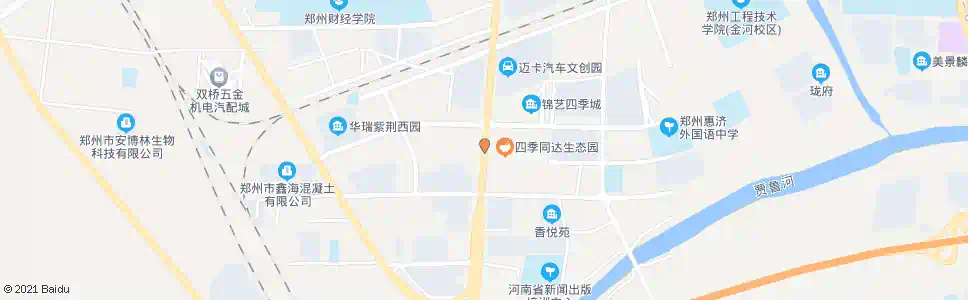 郑州四季生态园_公交站地图_郑州公交_妙搜公交查询2025