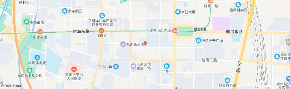 郑州经开第六大街经南二路_公交站地图_郑州公交_妙搜公交查询2025