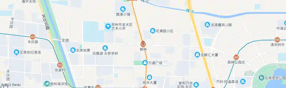 郑州花园路三全路站_公交站地图_郑州公交_妙搜公交查询2025