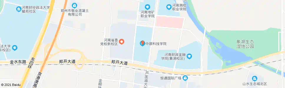 郑州河师大新联学院_公交站地图_郑州公交_妙搜公交查询2025
