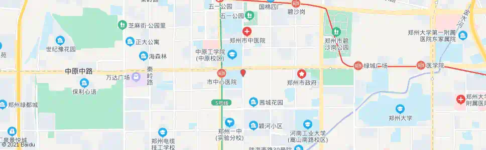 郑州文化宫路中原路站_公交站地图_郑州公交_妙搜公交查询2025