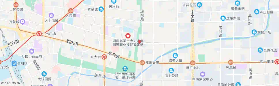 郑州商城路城东路站_公交站地图_郑州公交_妙搜公交查询2025