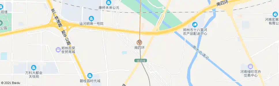 郑州G107南四环_公交站地图_郑州公交_妙搜公交查询2025