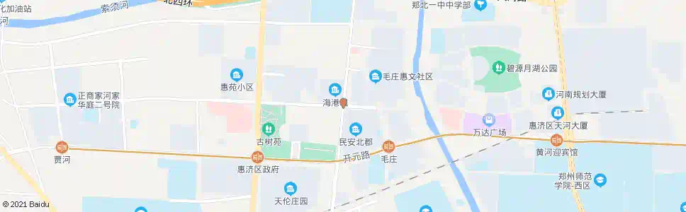 郑州清华园路新城路_公交站地图_郑州公交_妙搜公交查询2025