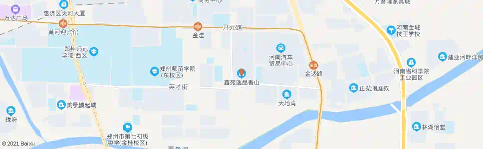 郑州逸品香山社区_公交站地图_郑州公交_妙搜公交查询2025