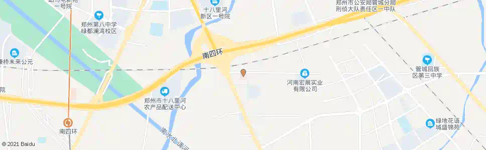 郑州十八里河医院_公交站地图_郑州公交_妙搜公交查询2025