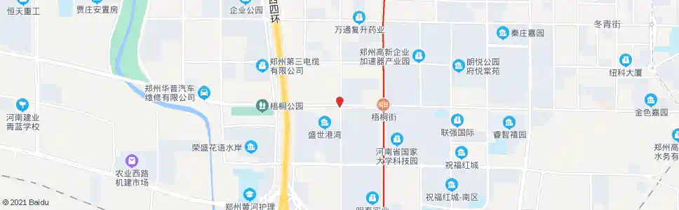 郑州梧桐街腊梅路_公交站地图_郑州公交_妙搜公交查询2025