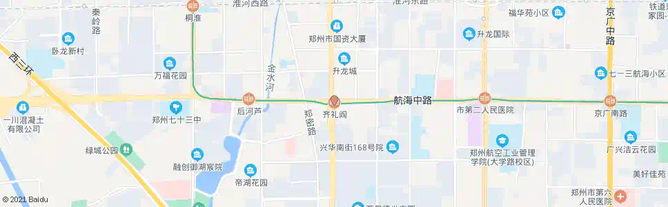 郑州郑密路齐礼阎_公交站地图_郑州公交_妙搜公交查询2025