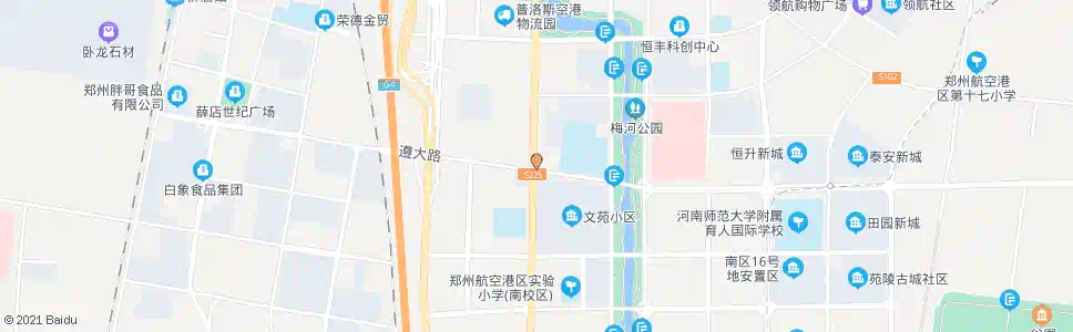 郑州新港大道新港七路_公交站地图_郑州公交_妙搜公交查询2025