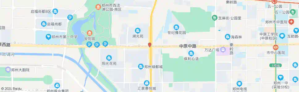 郑州西环路中原路_公交站地图_郑州公交_妙搜公交查询2025
