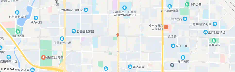 郑州长江路大学路_公交站地图_郑州公交_妙搜公交查询2025