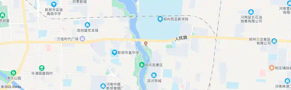 郑州郑风苑北门_公交站地图_郑州公交_妙搜公交查询2025