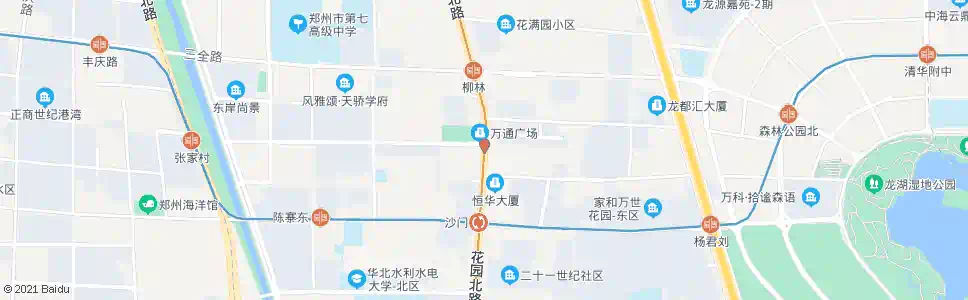 郑州花园路沙门村站_公交站地图_郑州公交_妙搜公交查询2025