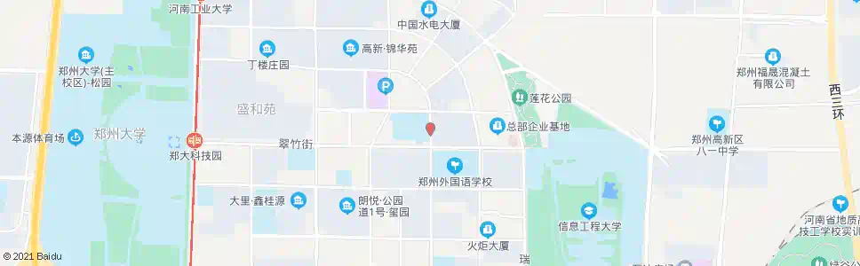 郑州银屏路翠竹街_公交站地图_郑州公交_妙搜公交查询2025