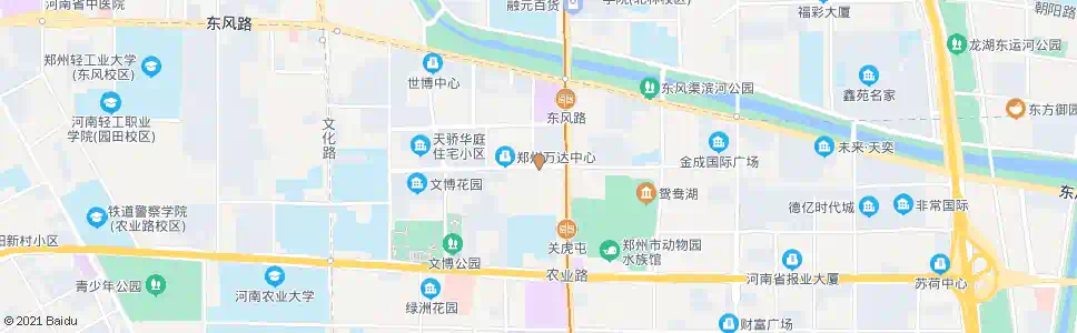 郑州农科路花园路西_公交站地图_郑州公交_妙搜公交查询2025