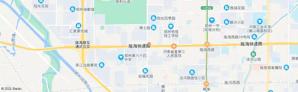 郑州陇海路华山路_公交站地图_郑州公交_妙搜公交查询2025