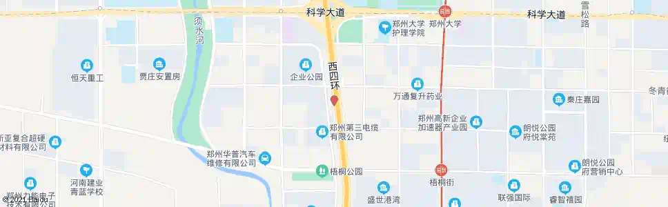 郑州西四环冬青街_公交站地图_郑州公交_妙搜公交查询2025