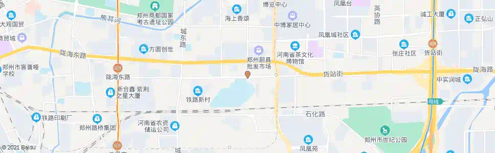 郑州货站街东明路_公交站地图_郑州公交_妙搜公交查询2025
