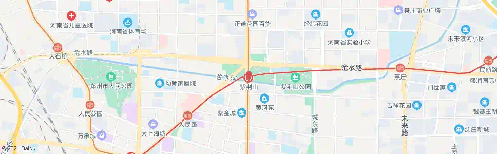 郑州紫荆山_公交站地图_郑州公交_妙搜公交查询2025