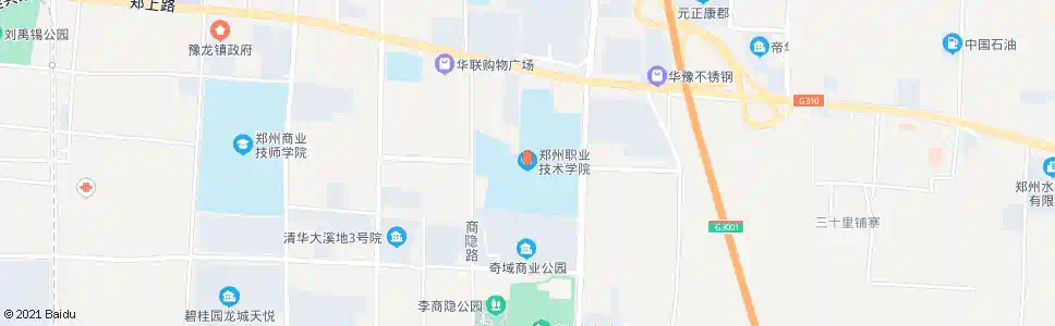 郑州郑州豫龙学校_公交站地图_郑州公交_妙搜公交查询2025