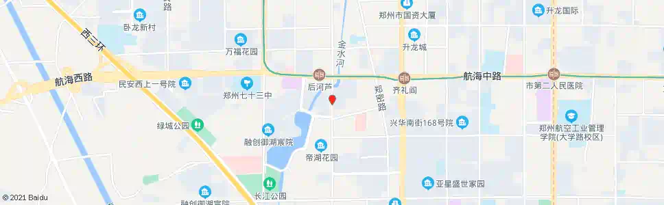 郑州帝湖花园(工人路)站_公交站地图_郑州公交_妙搜公交查询2025