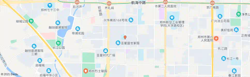 郑州兴华街长江路站_公交站地图_郑州公交_妙搜公交查询2025